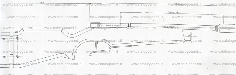 Carabina Adler S.r.l. modello AP 97 (11176)