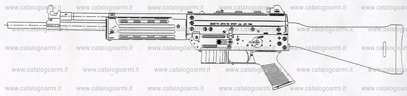 Carabina Beretta Pietro modello AR 70 90 sport (11199)