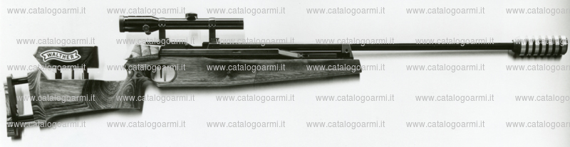 Carabina Walther modello LGM LFD (monogrilletto regolabile predisposto per l'innesto del cannocchiale) (9770)