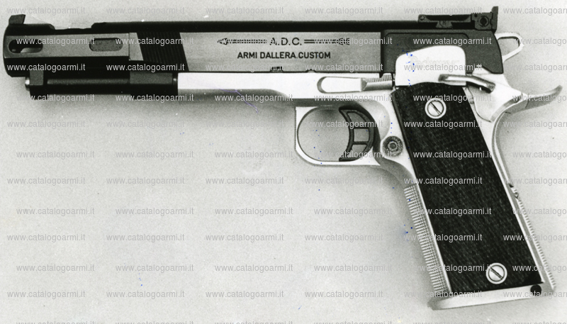 Pistola ADC ARMI DALLERA CUSTOM modello Big Master (finitura brunita o cromata) (tacca di mira regolabile) (7885)