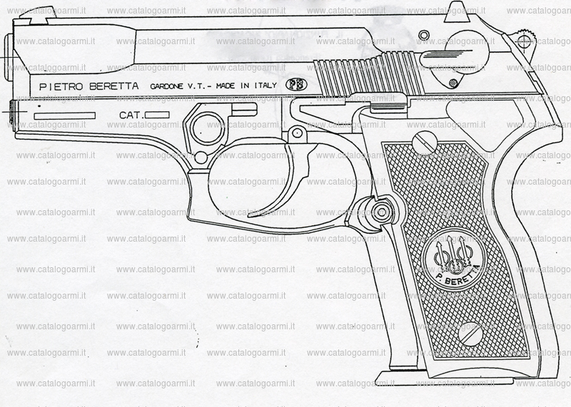 Pistola Beretta Pietro modello 8000 CougAR L D (11756)