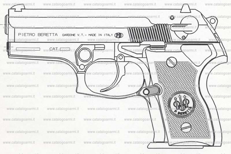 Pistola Beretta Pietro modello 8040 F. 8040 G. (11523)