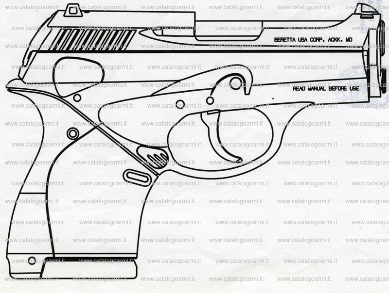 Pistola Beretta Pietro modello 9000 S HellcAT D (11694)