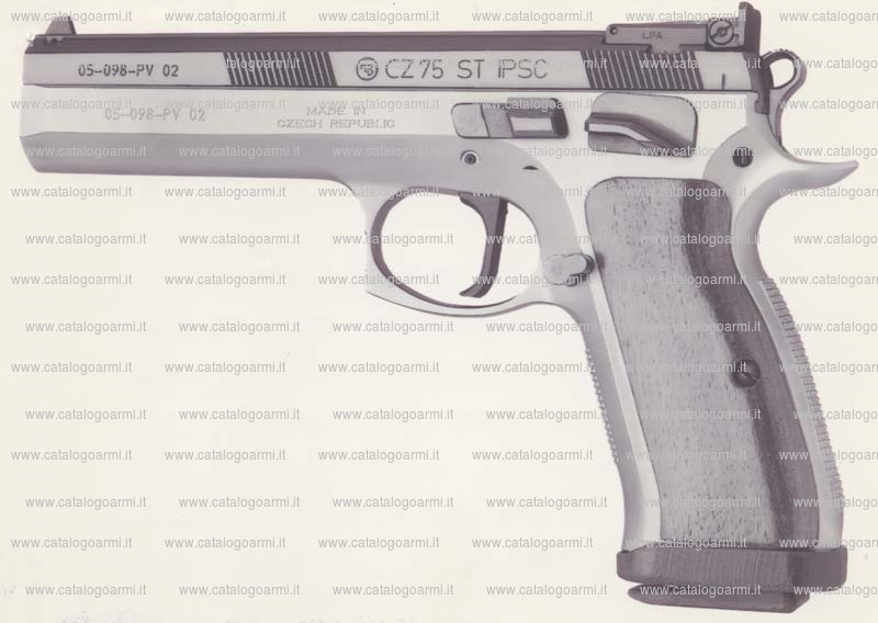 Pistola Ceska Zbrojovka modello CZ 75 ST ipsc (tacca di mira regolabile) (11507)