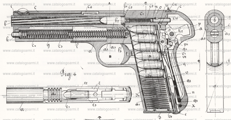 Pistola Colt modello 1903 Pocket III tipo (4675)