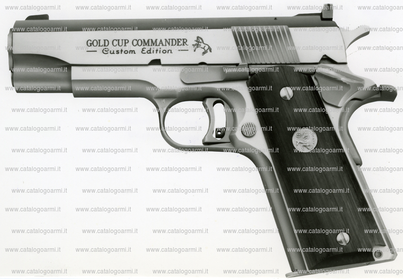 Pistola Colt modello Gold CuP Commander inox (tacca di mira regolabile) (6838)