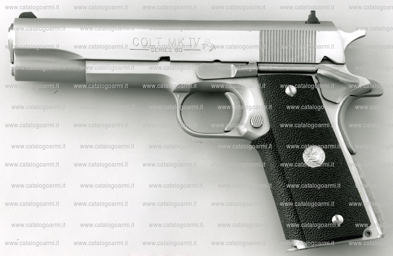Pistola Colt modello Government MK IV Custom inox (7405)