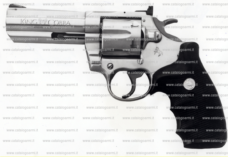 Pistola Colt modello King Cobra Inox (tacca di mira regolabile e mirino fisso) (5036)