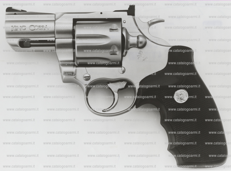 Pistola Colt modello King Cobra Inox (tacca di mira regolabile e mirino fisso) (5576)