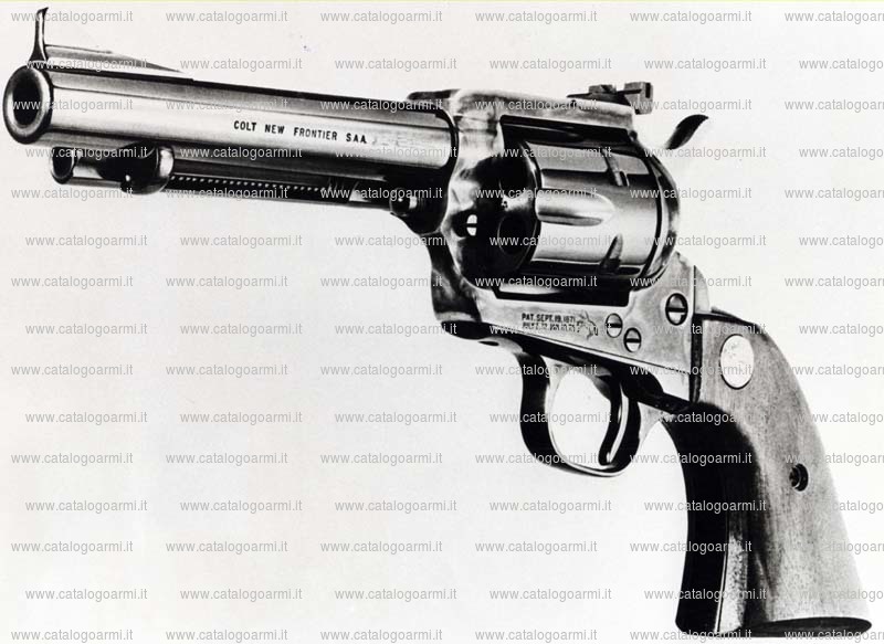 Pistola Colt modello New Frontier Single Action army (tacca di mira regolabile e mirino fisso) (4437)