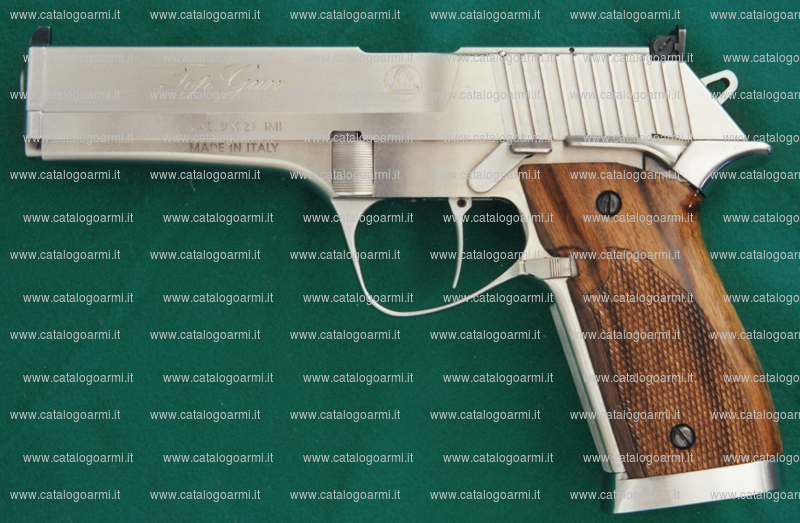 Pistola Delta Ar modello Top gun 9 D (castello in acciaio) (tacca di mira regolabile) (finitura brunita, cromata, naturale) (9031)