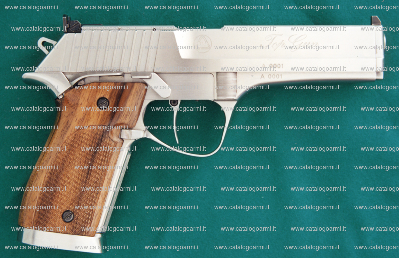 Pistola Delta Ar modello Top gun 9 D (castello in acciaio) (tacca di mira regolabile) (finitura brunita, cromata, naturale) (9033)