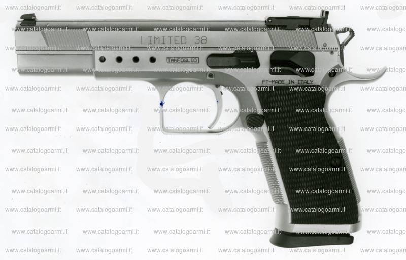 Pistola TANFOGLIO SRL modello Limited 38 (tacca di mira regolabile, finitura brunita o cromata) (9959)