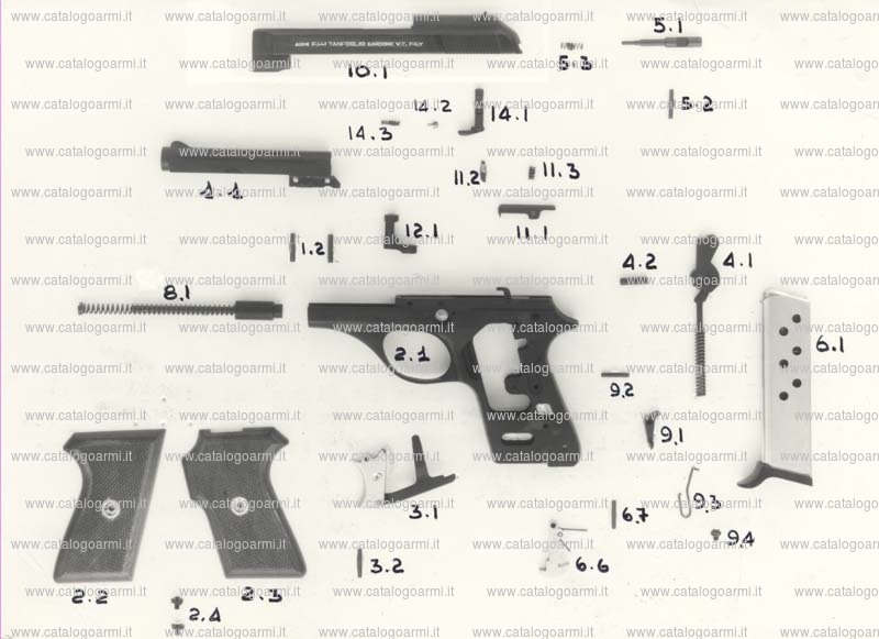 Pistola TANFOGLIO SRL modello TA 40 E (2308)