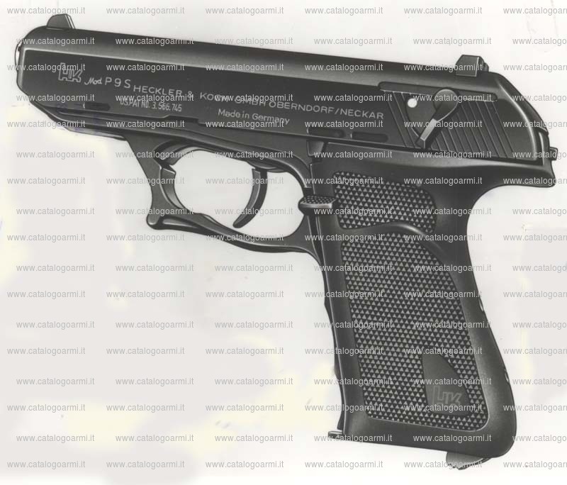 Pistola Heckler & Koch modello P 9 S (mire fisse) (880)