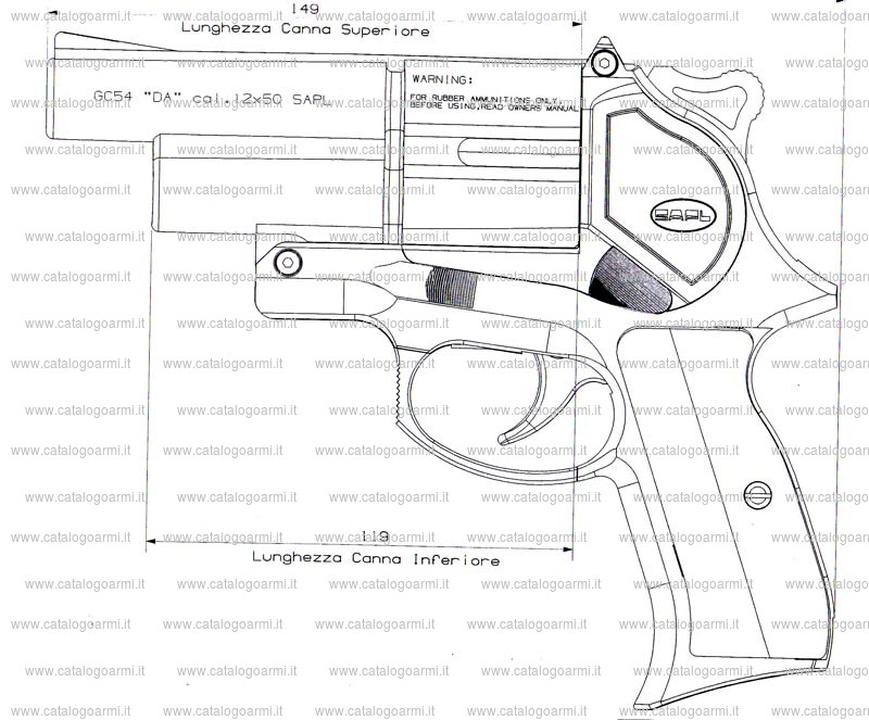 Pistola Kimar modello G C 54 (13572)
