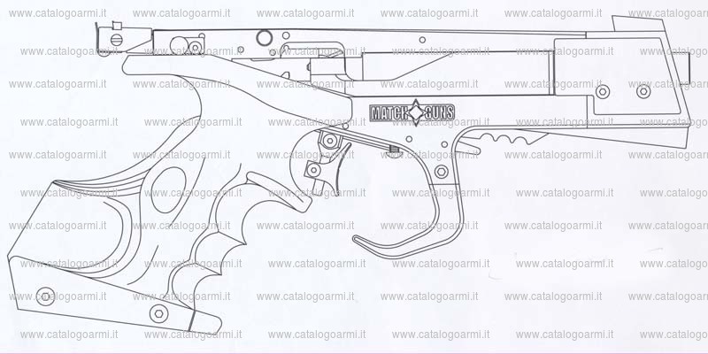 Pistola Matchguns modello MG 4 (mire regolabili) (14722)