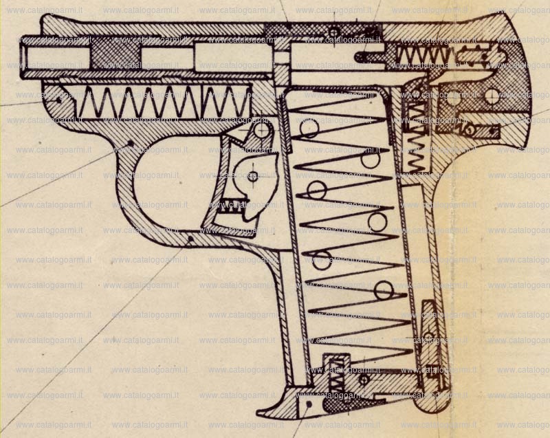 Pistola Molgora Modesto modello Starter automatic pistol (2643)