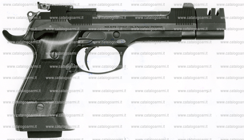 Pistola Beretta Pietro modello 98 FS Combat (tacca di mira registrabile con viti) (6800)