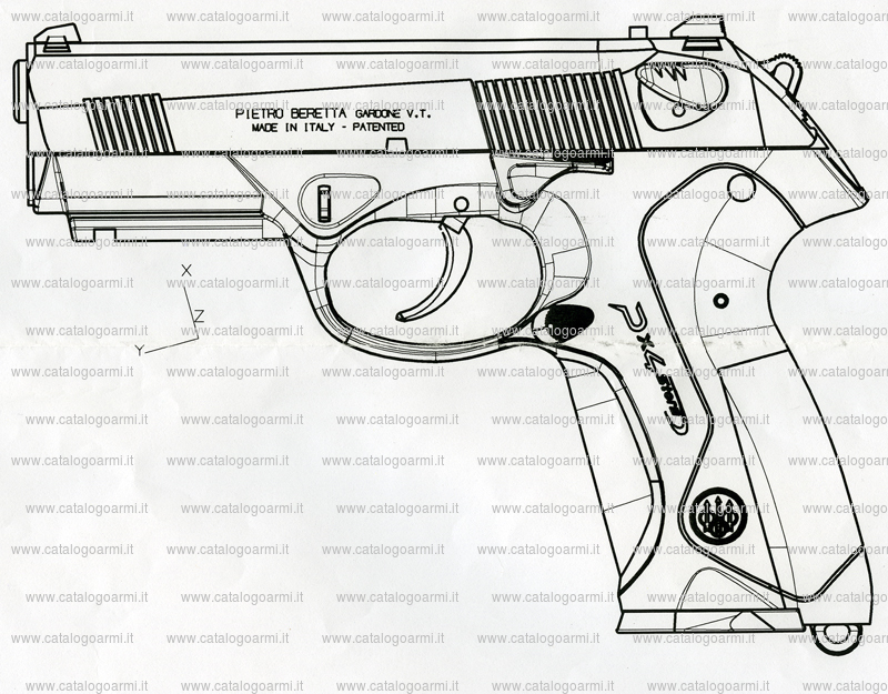 Pistola Beretta Pietro modello P X 4 Storm (14897)