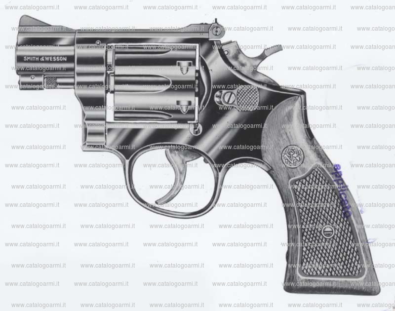 Pistola Smith & Wesson modello 15 Combat Masterpiece (con finitura nickel) (116)