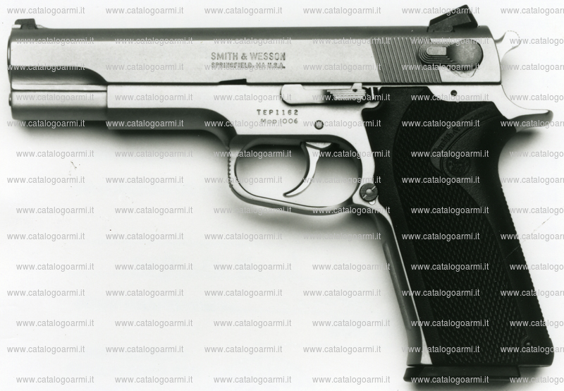 Pistola Smith & Wesson modello 4006 A. S. inox (tacca di mira regolabile) (6847)