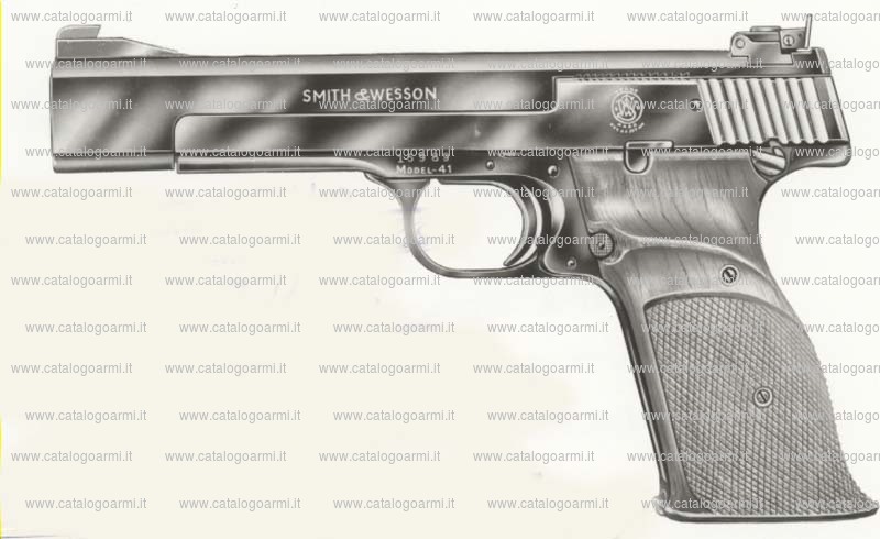Pistola Smith & Wesson modello 41 HB (finitura blue) (90)