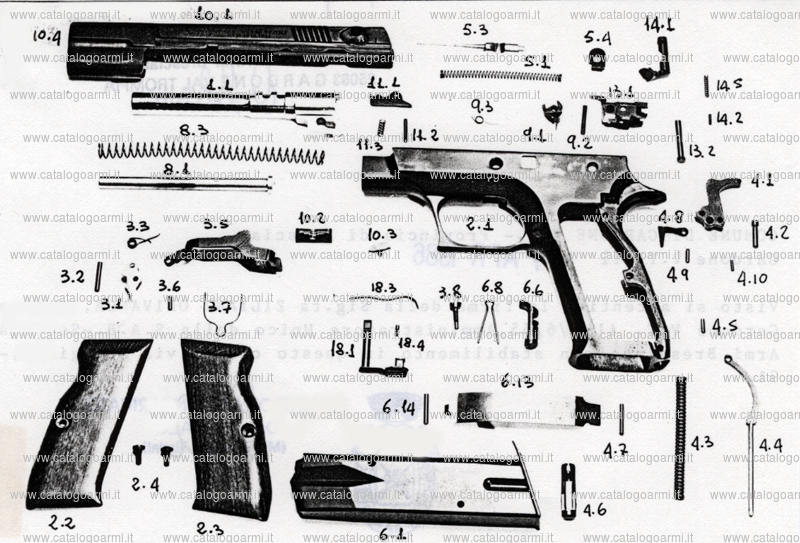 Pistola Societ&Atilde;&nbsp; Armi Bresciane modello Sab RG 90 (4964)