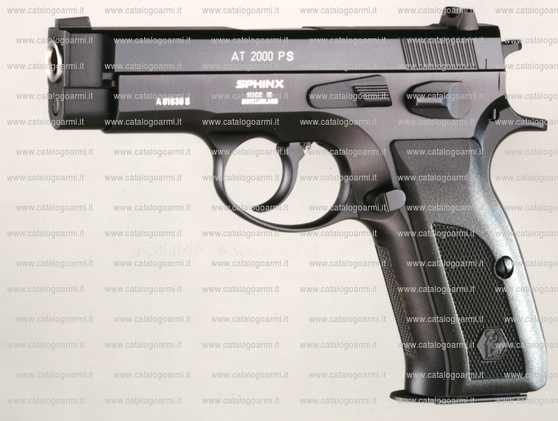 Pistola Sphinx modello AT 2000 PS ( (finitura brunita, acciaio inox e brunita-inox) (tacca di mira regolabile) (8054)