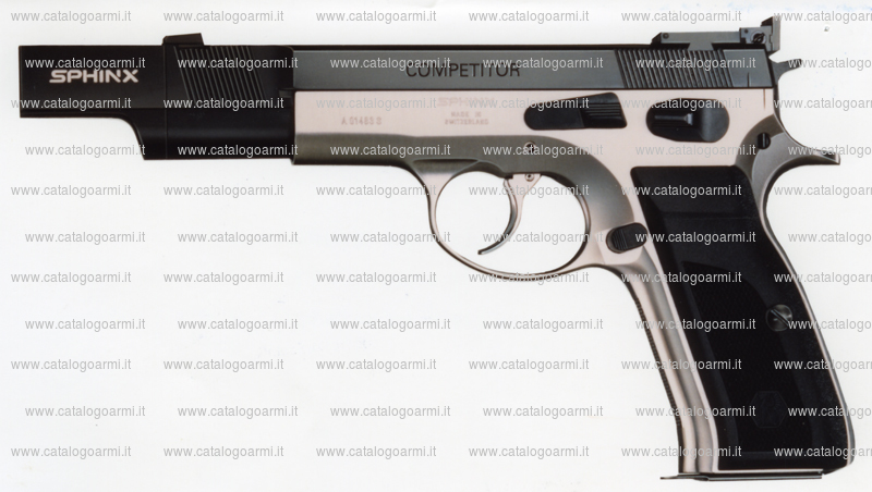 Pistola Sphinx modello Competitor (finitura brunita, inox,brunita-inox)( tacca di mira regolabile) (8376)