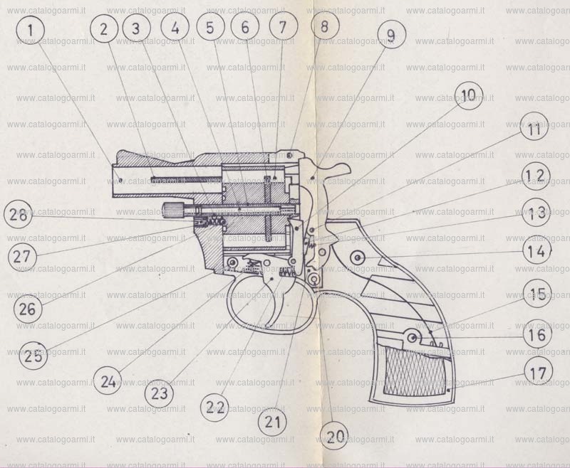 Pistola lanciarazzi Molgora Modesto modello 1917 (1876)