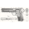 Pistola Colt modello 1903 Pocket III tipo (4675)